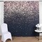 8 ft Black Gold Glitter Printed Vinyl Photo Backdrop Banner Party Decorations